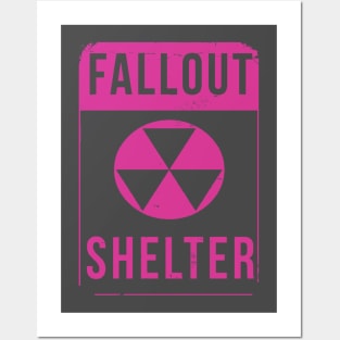 Fallout Shelter (Pink) Posters and Art